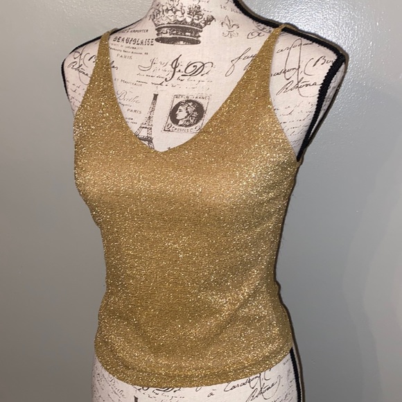 Forever 21 Tops - Forever 21 Vintage Gold Tank Top
